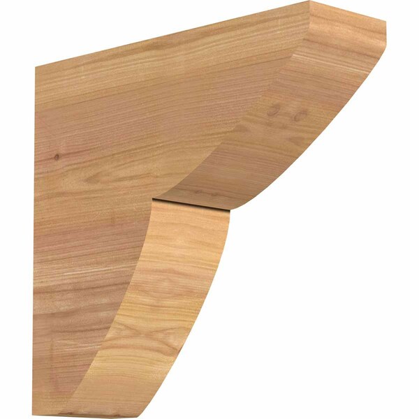 Ekena Millwork Crestline Smooth Rafter Tail, Western Red Cedar, 3 1/2"W x 12"H x 12"L RFT04X12X12CRE00SWR - main